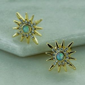 Earrings Pinkrevolver Jewelry Opal Zirconia